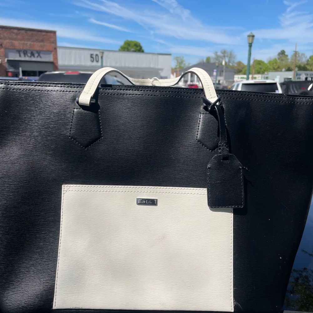 Ralph Lauren Beige Interior Lined Tote